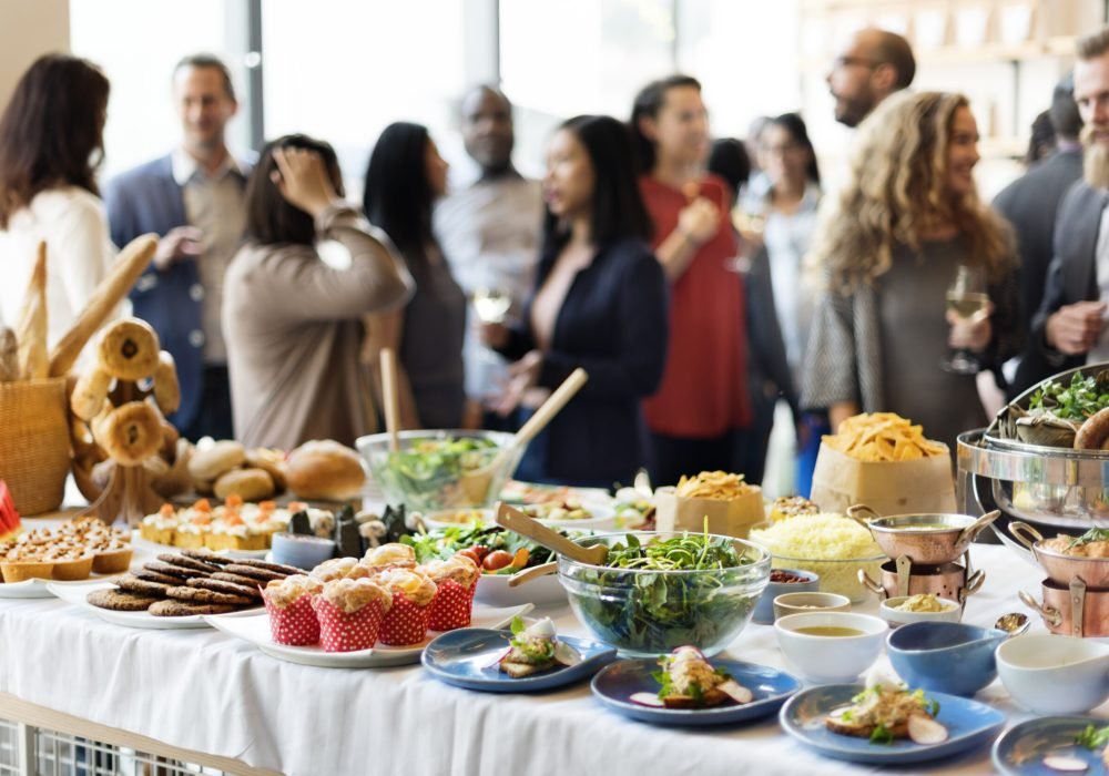 Brunch Choice Crowd Dining Food Options Eating Concept